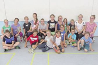 Abteilung Badminton beim Ferienprogramm der Stadt Rheinstetten