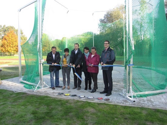 Einweihung der Diskuswurfanlage 2013
