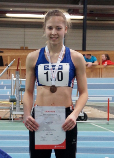 Erfolg für Sarah Krems bei BW-Meisterschaften U20
